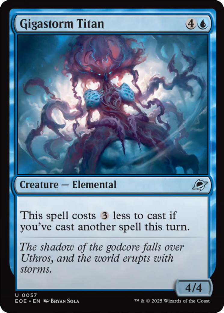 Gigastorm Titan [Edge of Eternities] | Cards and Coasters CA