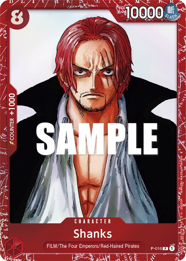 Shanks [One Piece Film: Red] | Cards and Coasters CA