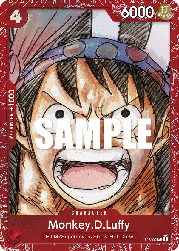 Monkey.D.Luffy [One Piece Film: Red] | Cards and Coasters CA