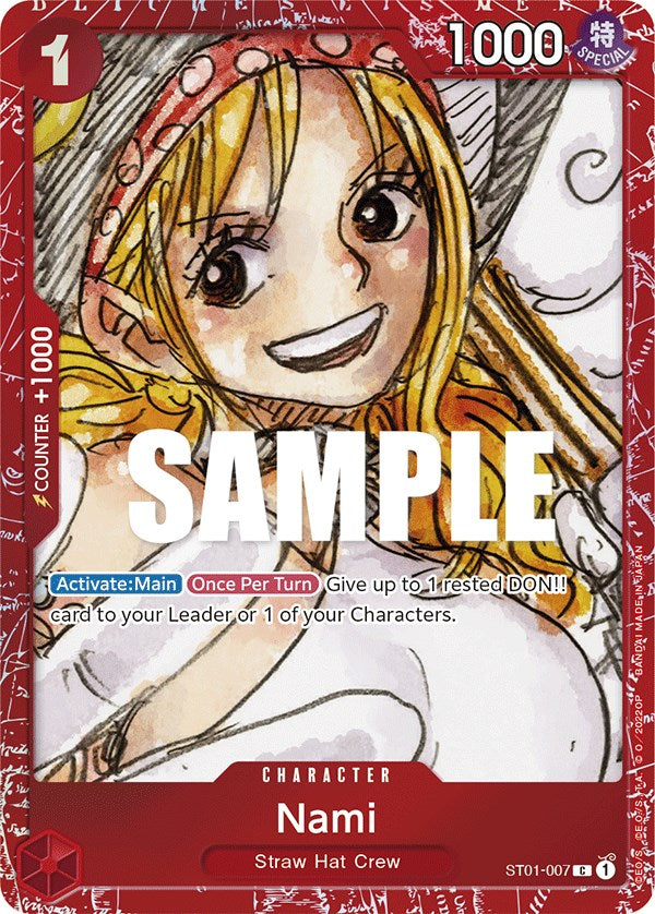 Nami [One Piece Film: Red] | Cards and Coasters CA