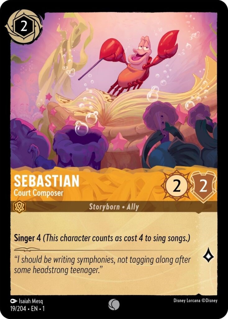 Sebastian - Court Composer (19/204) [The First Chapter] | Cards and Coasters CA