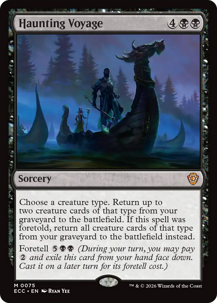 Haunting Voyage [Lorwyn Eclipsed Commander] | Cards and Coasters CA