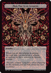 Plots That Span Centuries (Full Art) [Duskmourn: Archenemy] | Cards and Coasters CA