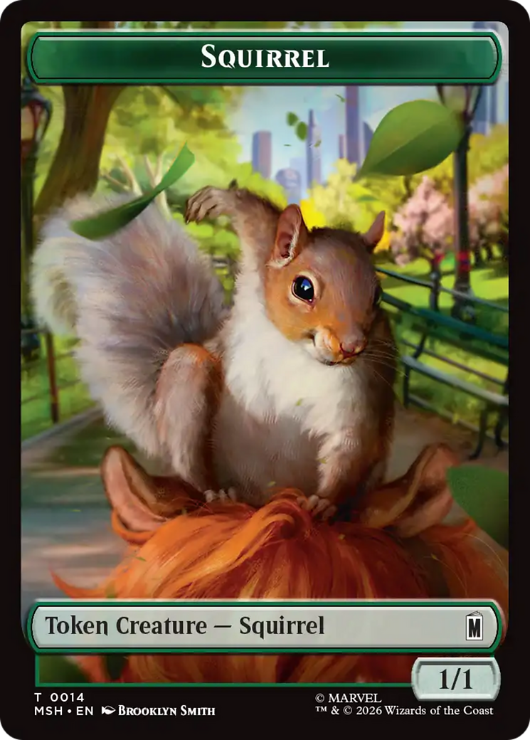 The Void // Squirrel Double-Sided Token [Marvel Super Heroes Tokens] | Cards and Coasters CA