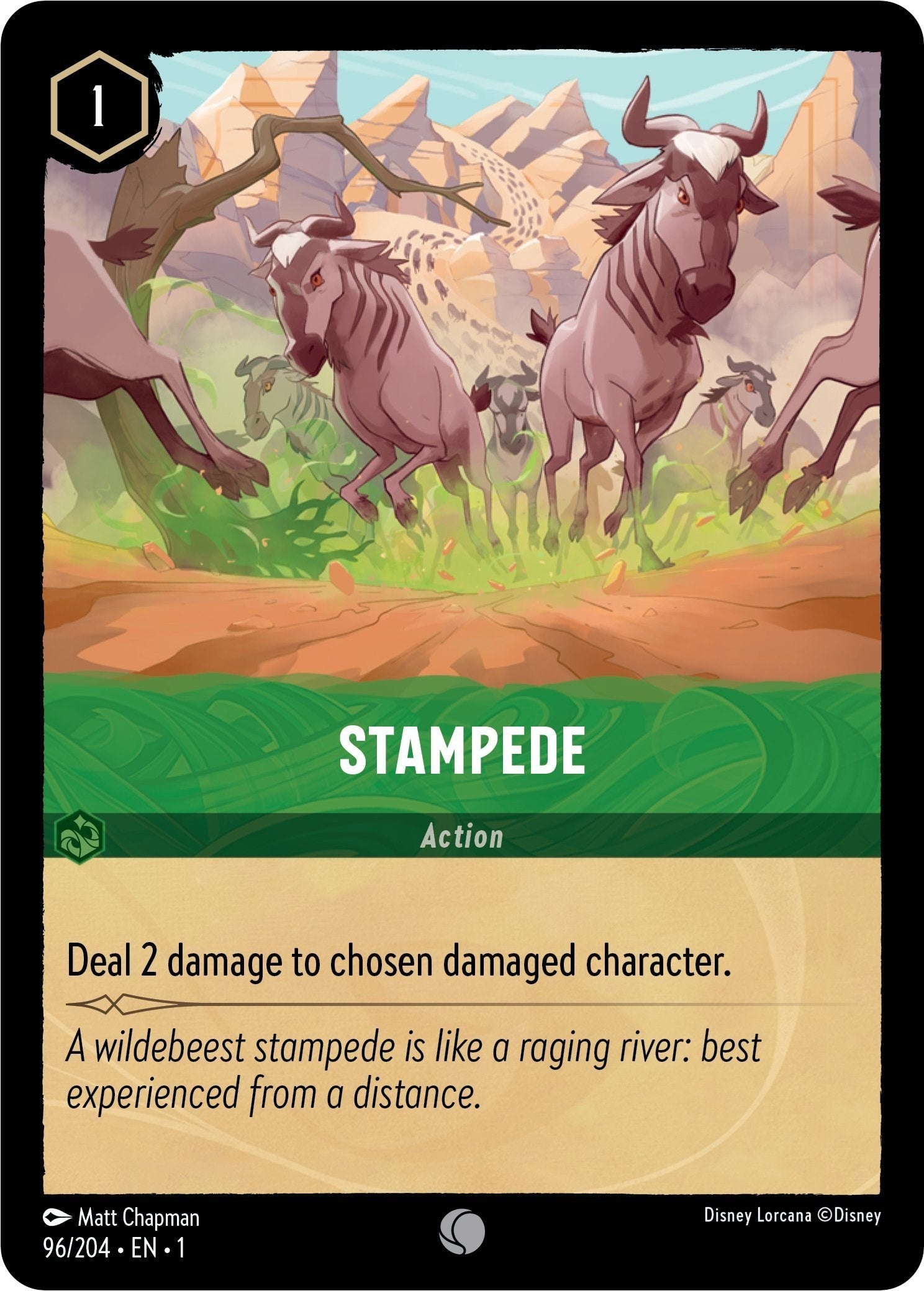 Stampede (96/204) [The First Chapter] | Cards and Coasters CA