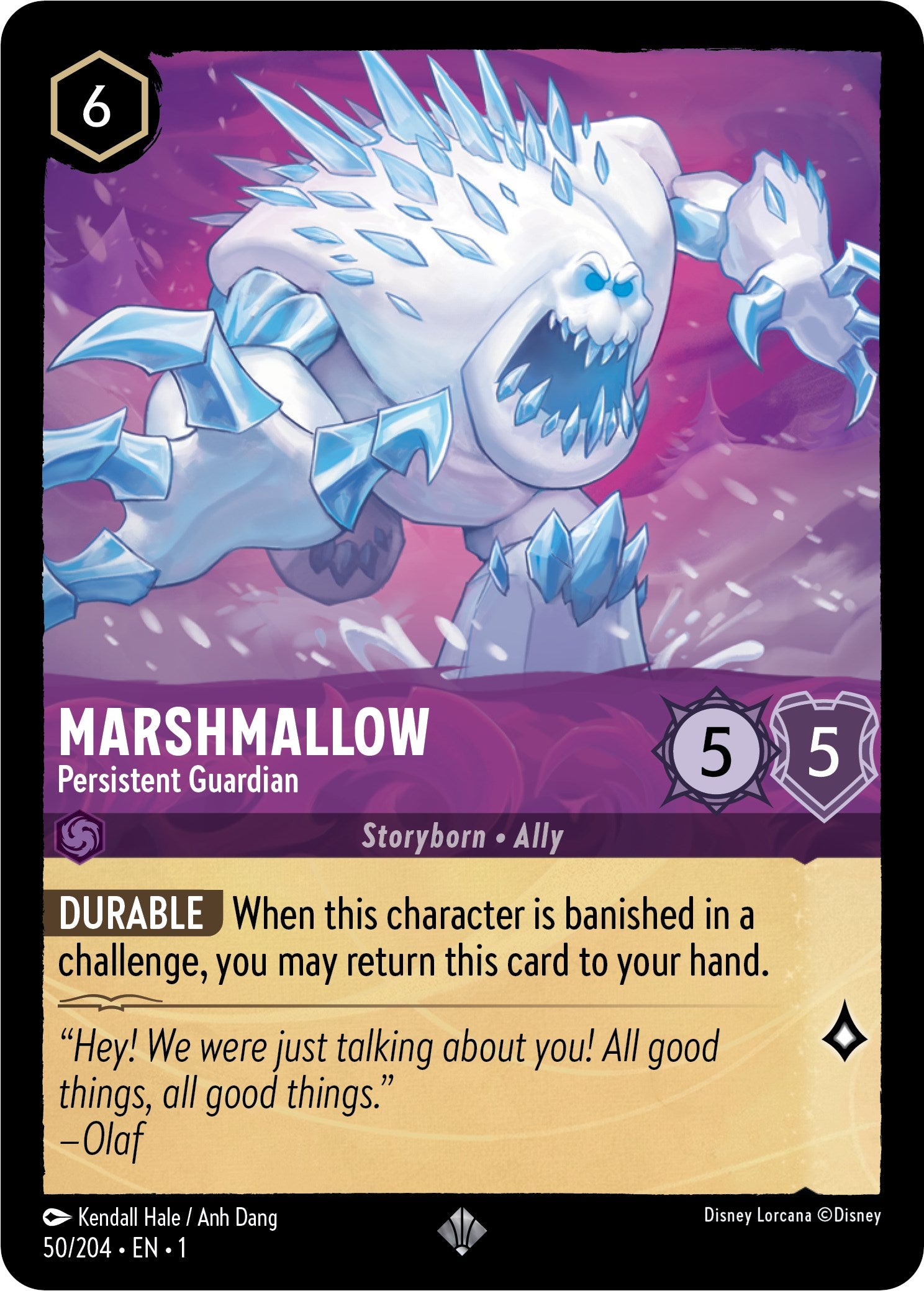 Marshmallow - Persistent Guardian (50/204) [The First Chapter] | Cards and Coasters CA