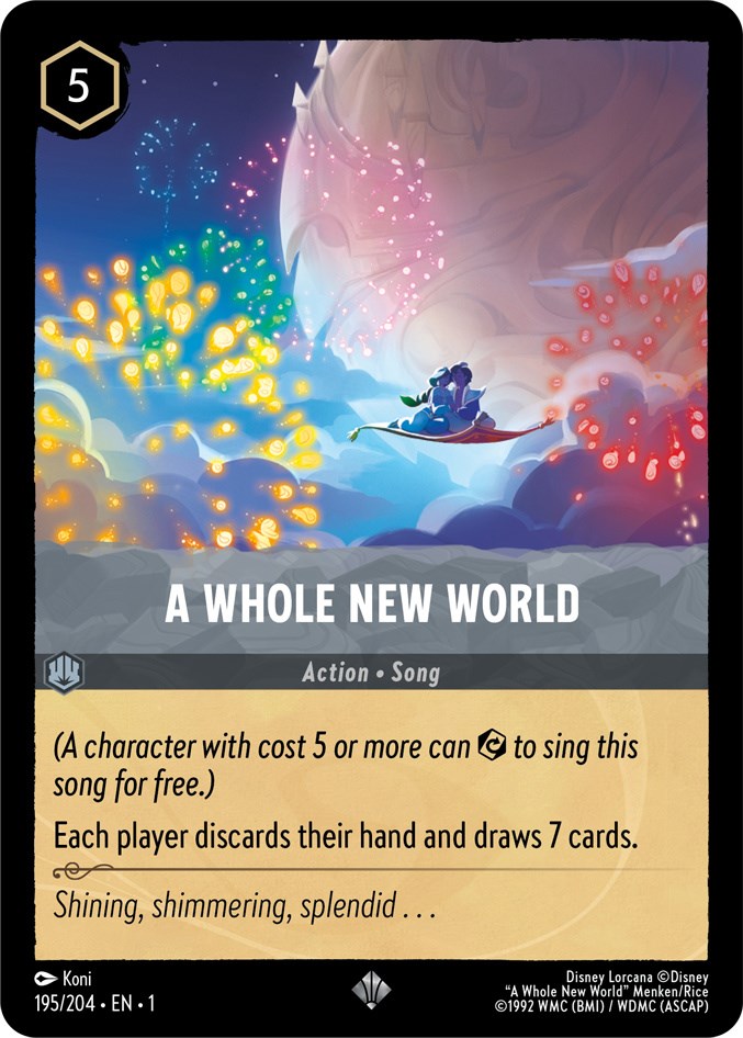 A Whole New World (195/204) [The First Chapter] | Cards and Coasters CA