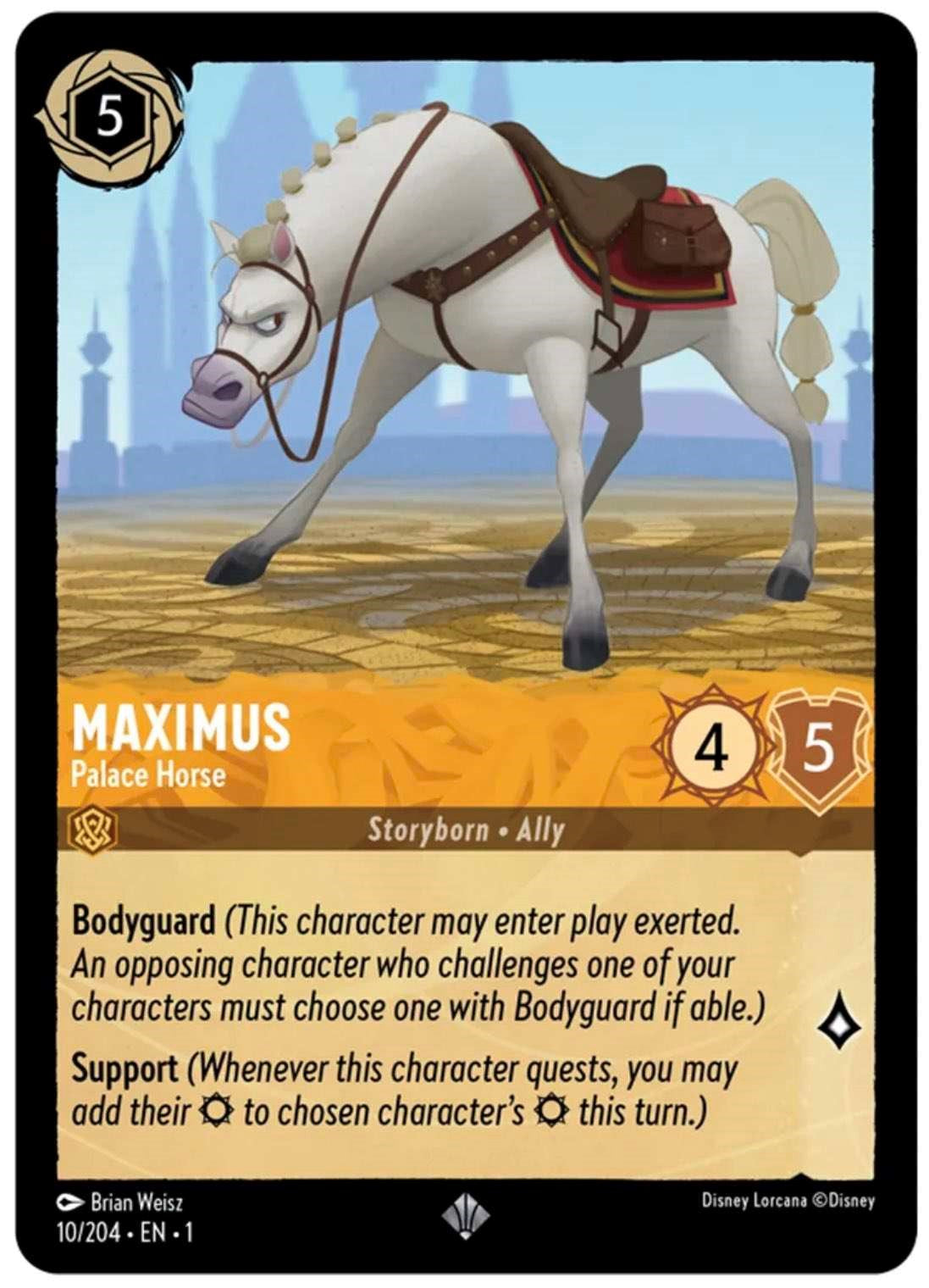 Maximus - Palace Horse (10/204) [The First Chapter] | Cards and Coasters CA