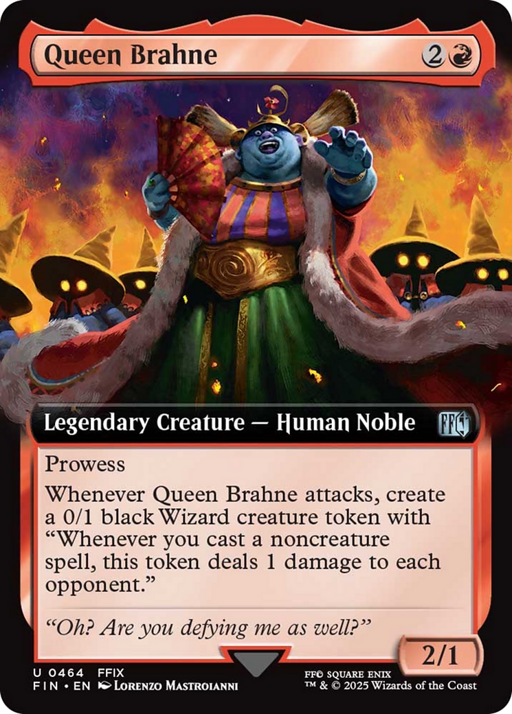 Queen Brahne (Extended Art) [FINAL FANTASY] | Cards and Coasters CA