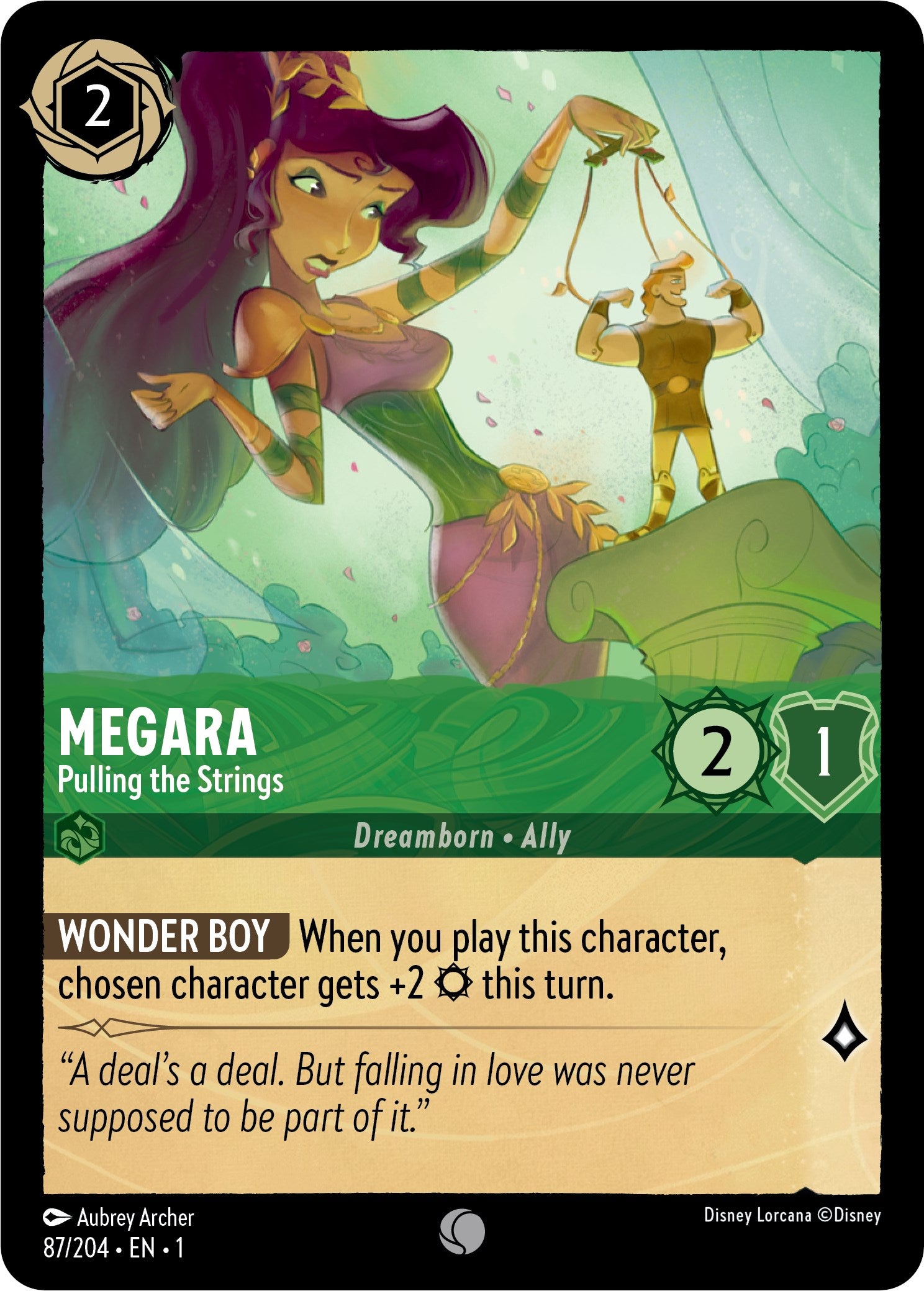 Megara - Pulling the Strings (87/204) [The First Chapter] | Cards and Coasters CA