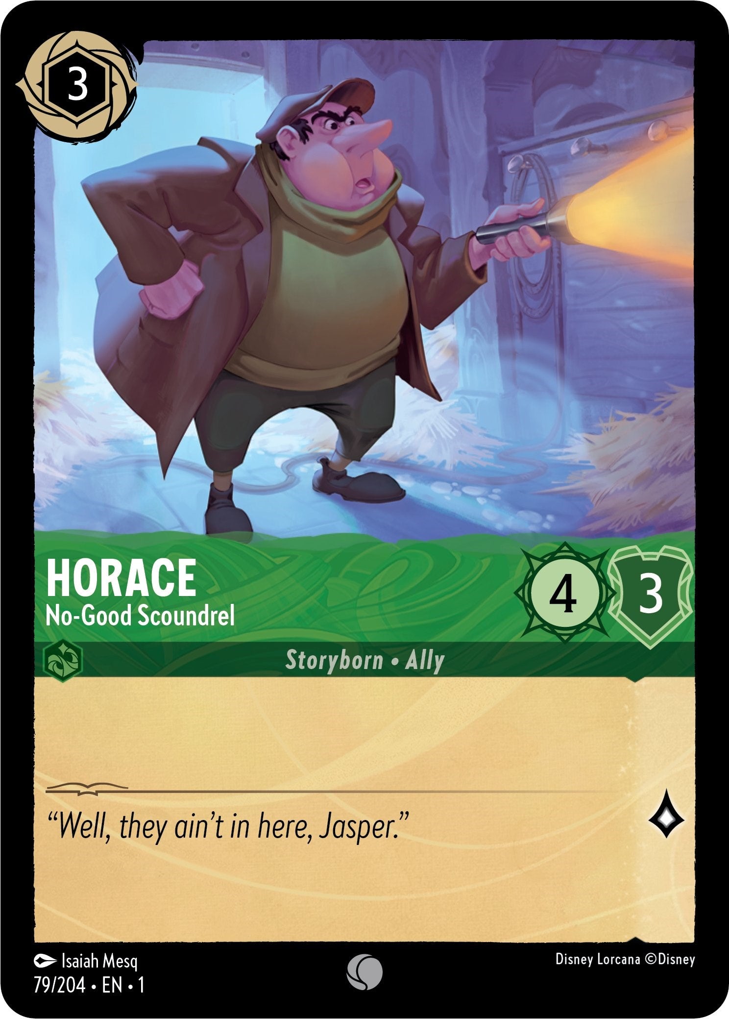 Horace - No-Good Scoundrel (79/204) [The First Chapter] | Cards and Coasters CA