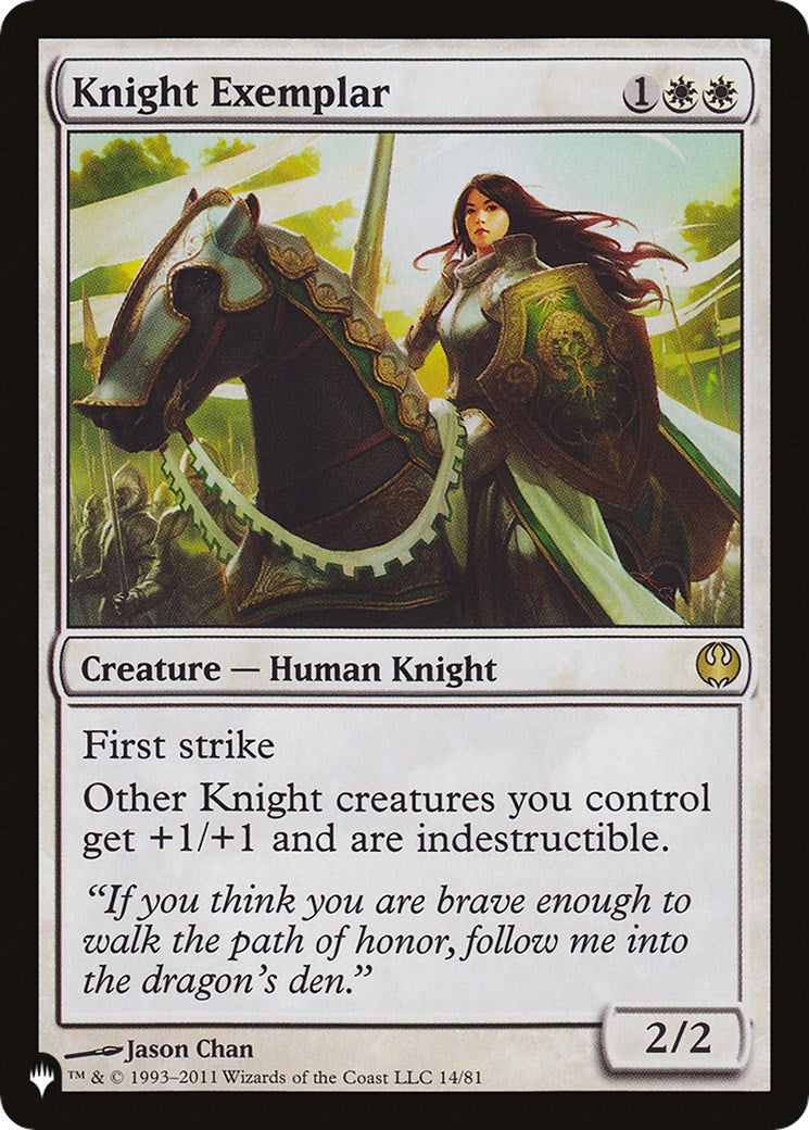 Knight Exemplar (14) [The List] | Cards and Coasters CA