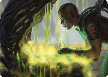 Necrogen Communion Art Card [Phyrexia: All Will Be One Art Series] | Cards and Coasters CA
