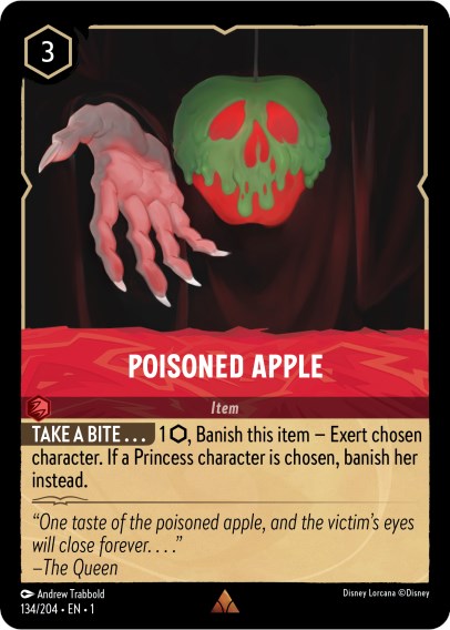 Poisoned Apple (134/204) [The First Chapter] | Cards and Coasters CA