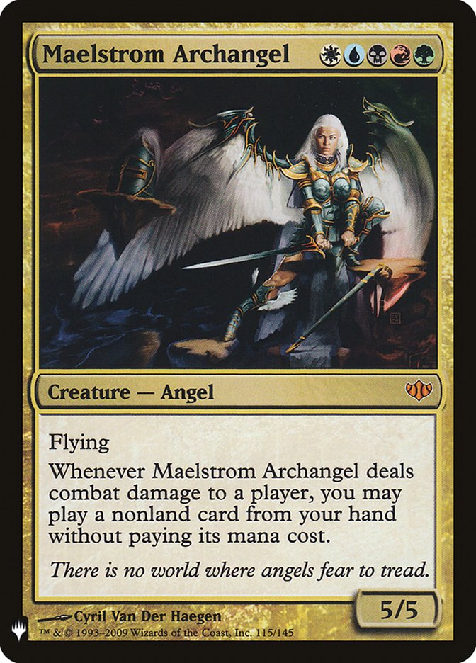 Maelstrom Archangel [The List] | Cards and Coasters CA