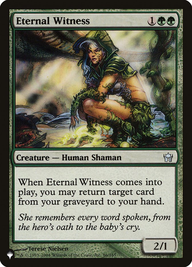 Eternal Witness [The List] | Cards and Coasters CA