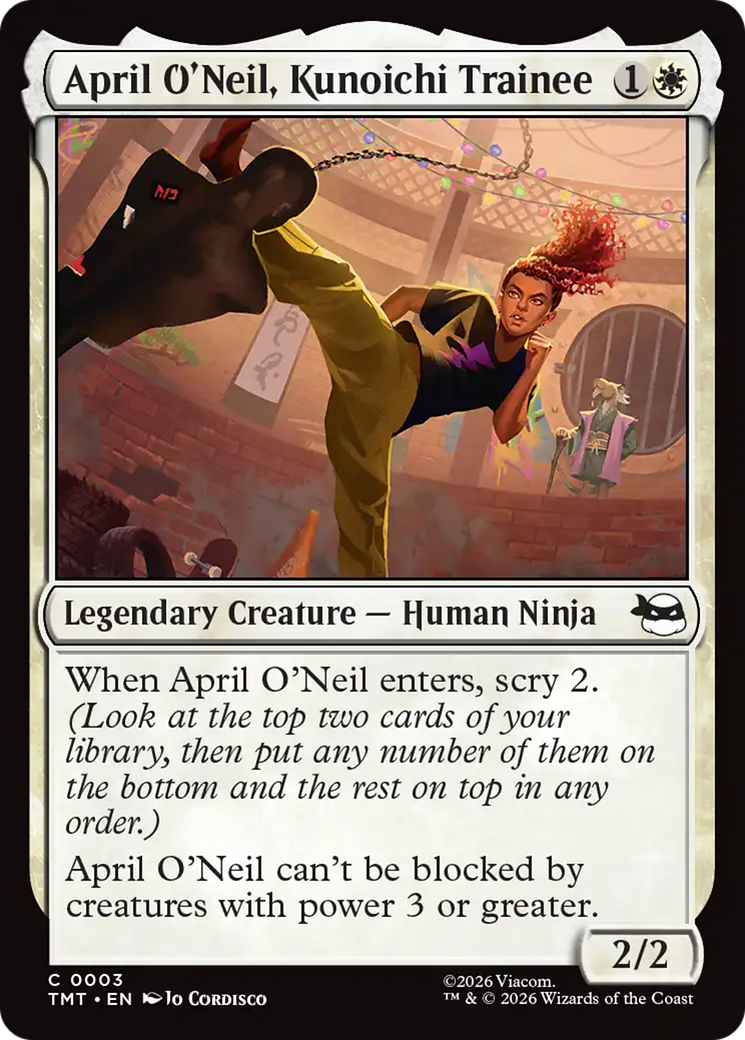 April O'Neil, Kunoichi Trainee [Teenage Mutant Ninja Turtles] | Cards and Coasters CA