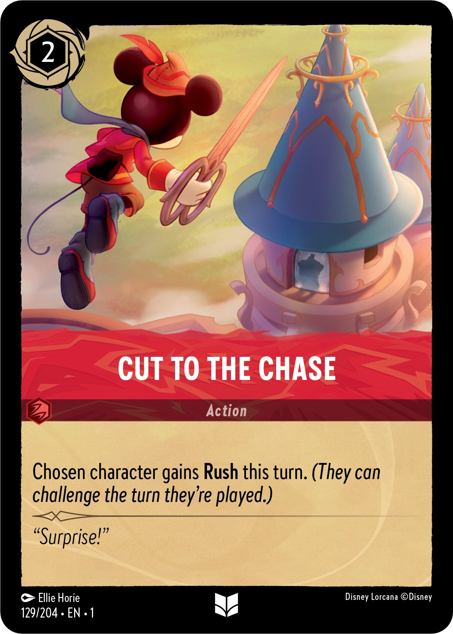 Cut to the Chase (129/204) [The First Chapter] | Cards and Coasters CA