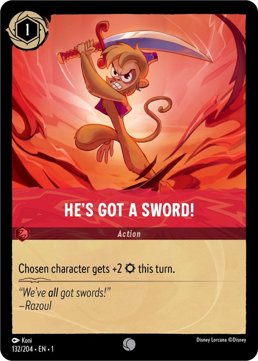 He's Got A Sword! (132/204) [The First Chapter] | Cards and Coasters CA