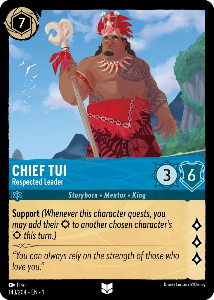 Chief Tui - Respected Leader (143/204) [The First Chapter] | Cards and Coasters CA