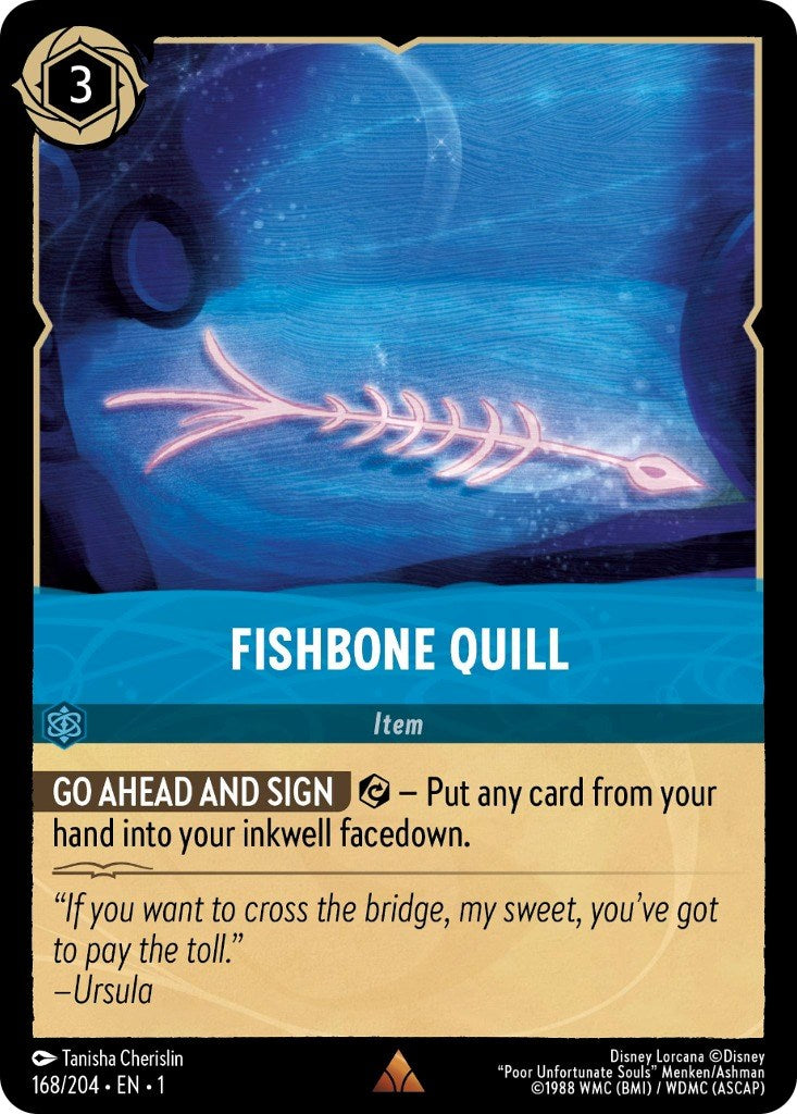 Fishbone Quill (168/204) [The First Chapter] | Cards and Coasters CA