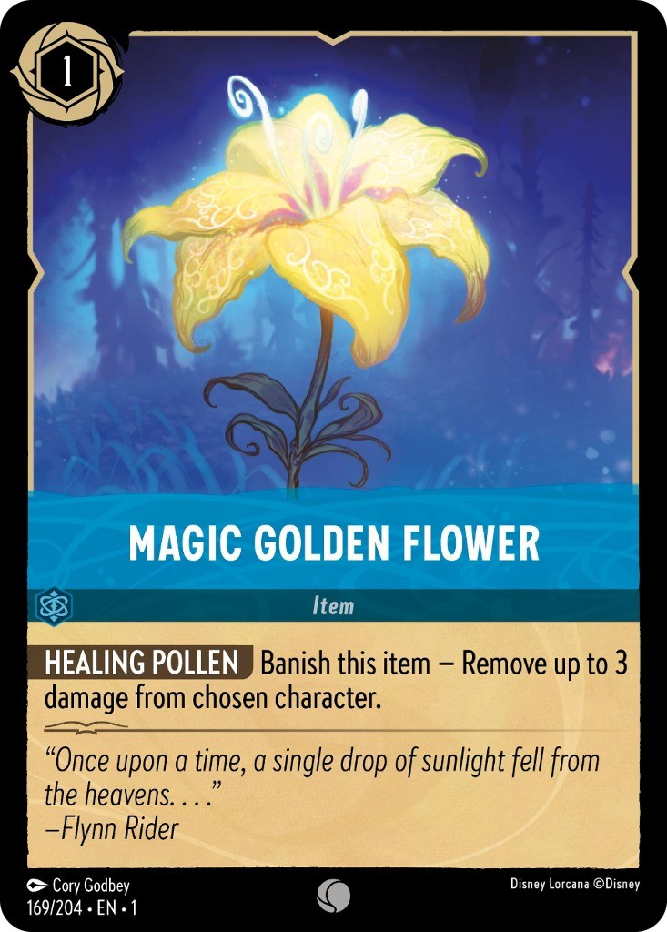 Magic Golden Flower (169/204) [The First Chapter] | Cards and Coasters CA