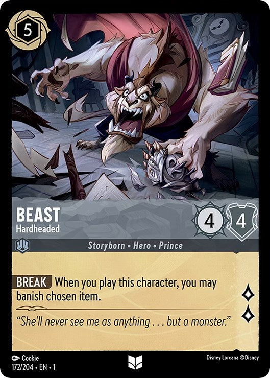 Beast - Hardheaded (172/204) [The First Chapter] | Cards and Coasters CA