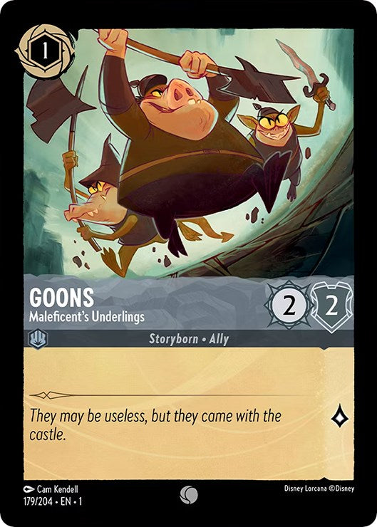 Goons - Maleficent's Underlings (179/204) [The First Chapter] | Cards and Coasters CA