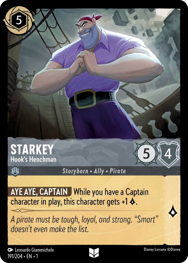 Starkey - Hook's Henchman (191/204) [The First Chapter] | Cards and Coasters CA