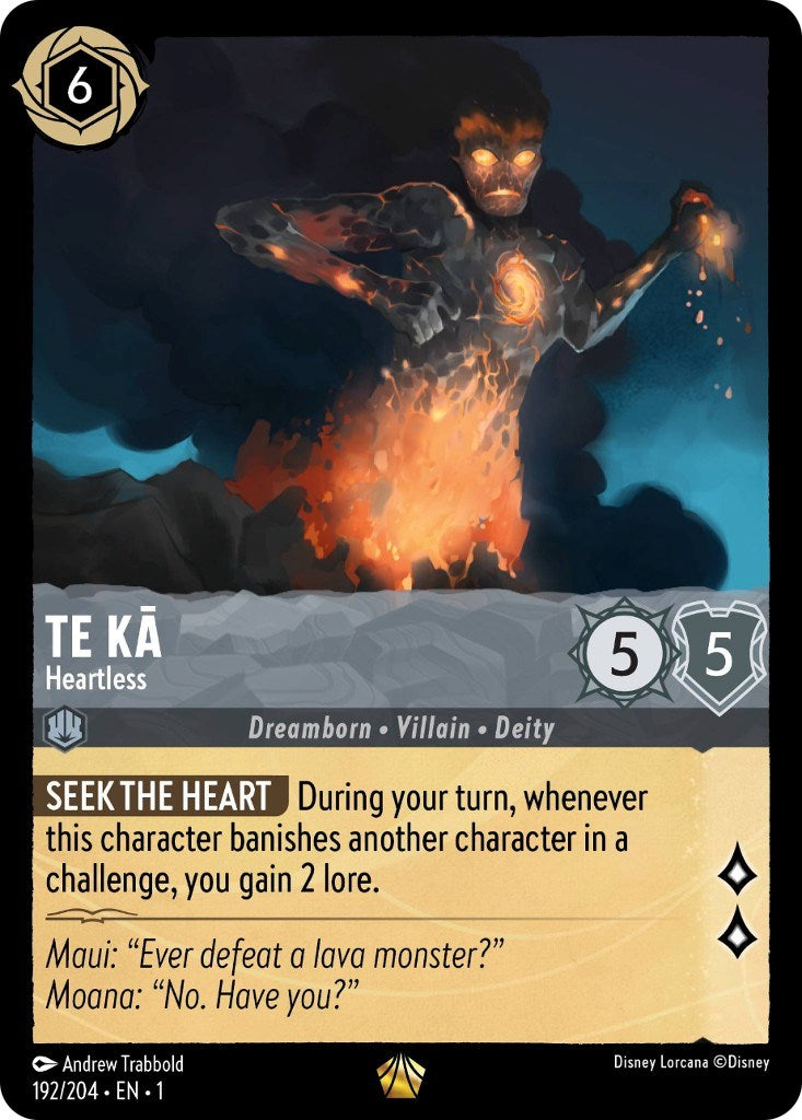 Te Ka - Heartless (192/204) [The First Chapter] | Cards and Coasters CA