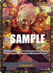 Sakazuki (Championship 2023) [One Piece Promotion Cards] | Cards and Coasters CA