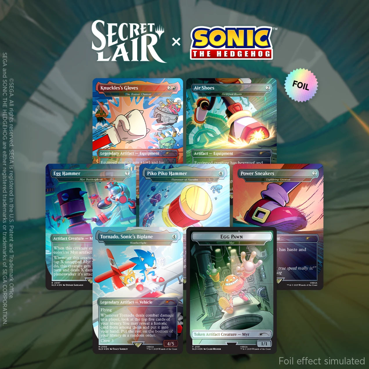 MTG Secret Lair Drop: Sonic Turbo Gear Foil | Cards and Coasters CA