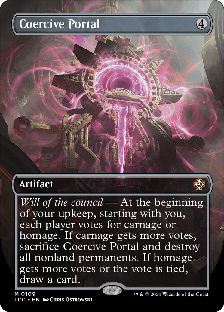 Coercive Portal (Borderless) [The Lost Caverns of Ixalan Commander] | Cards and Coasters CA