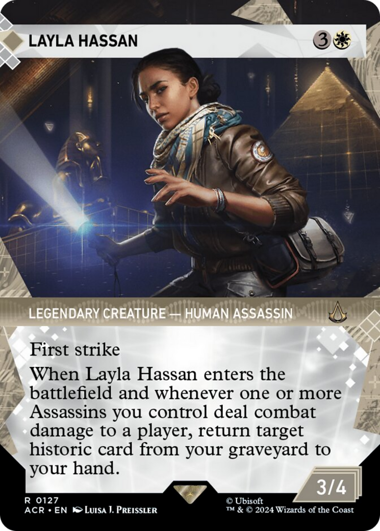 Layla Hassan (Showcase) [Assassin's Creed] | Cards and Coasters CA