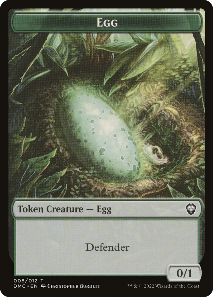 Treasure // Egg Double-Sided Token [Secret Lair Drop Series] | Cards and Coasters CA