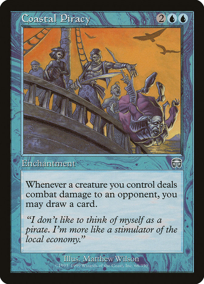 Coastal Piracy [Mercadian Masques] | Cards and Coasters CA