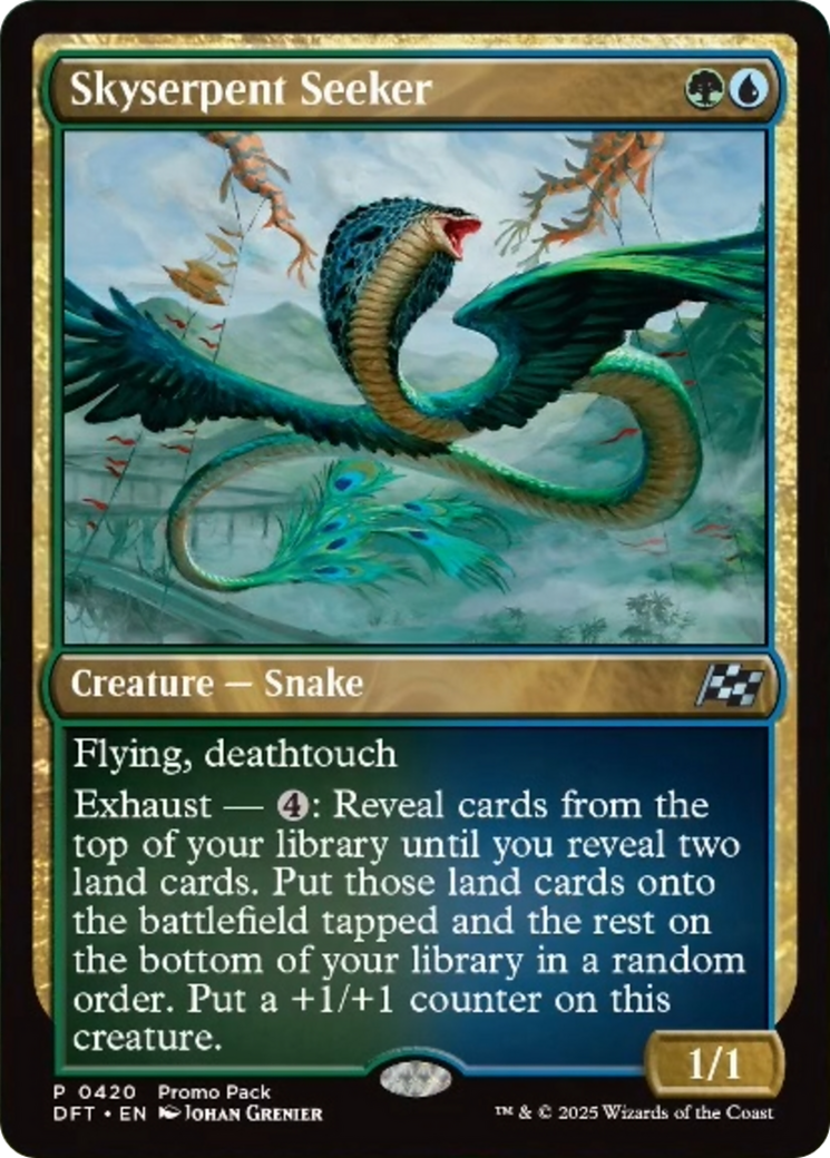 Skyserpent Seeker [Aetherdrift Promos] | Cards and Coasters CA