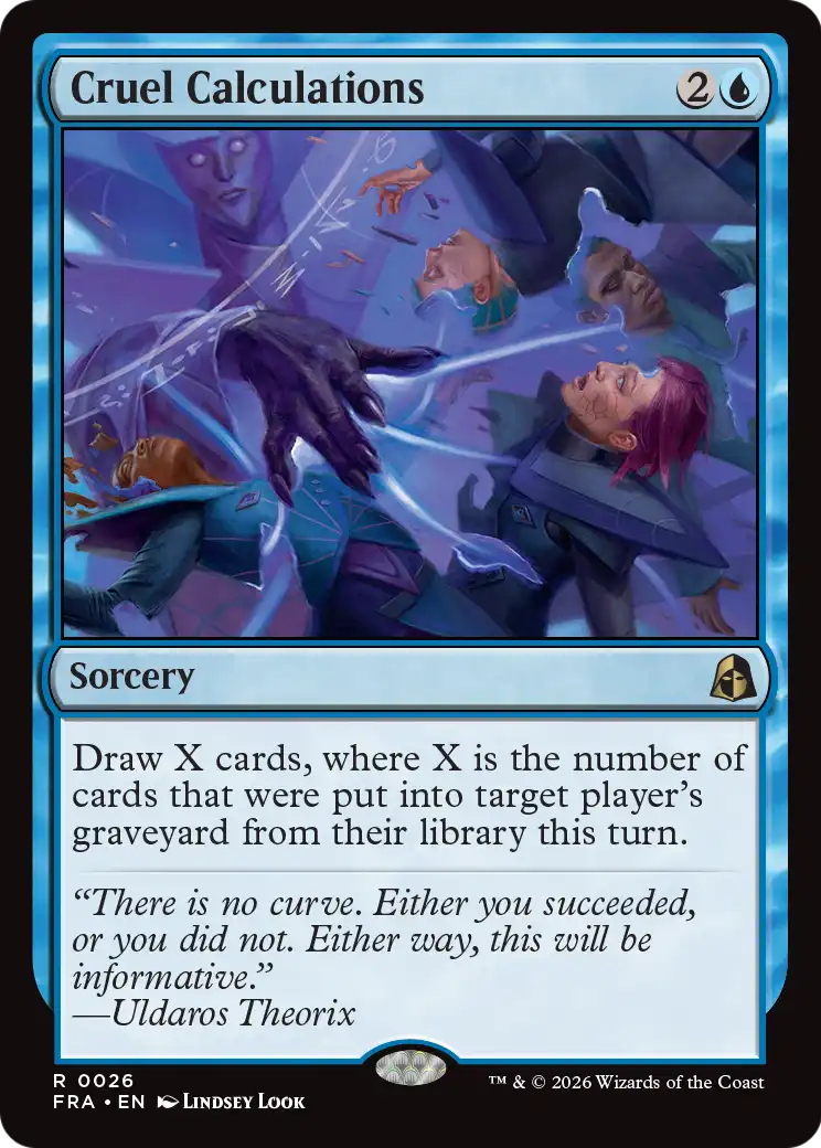 Cruel Calculations [Reality Fracture] | Cards and Coasters CA