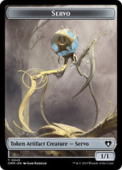 Servo // Construct (0041) Double-Sided Token [Commander Masters Tokens] | Cards and Coasters CA