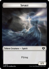 Spirit (0010) // Satyr Double-Sided Token [Commander Masters Tokens] | Cards and Coasters CA