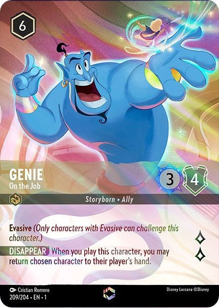 Genie - On the Job (Enchanted) (209/204) [The First Chapter] | Cards and Coasters CA