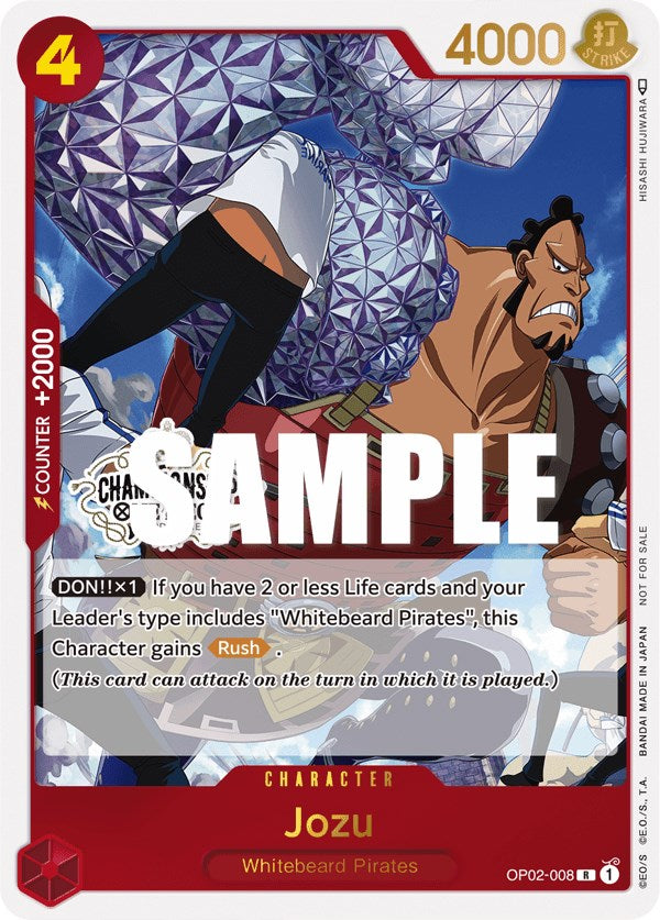 Jozu (Store Championship Participation Pack Vol. 2) [One Piece Promotion Cards] | Cards and Coasters CA