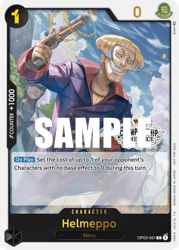 Helmeppo (Store Championship Participation Pack Vol. 2) [One Piece Promotion Cards] | Cards and Coasters CA
