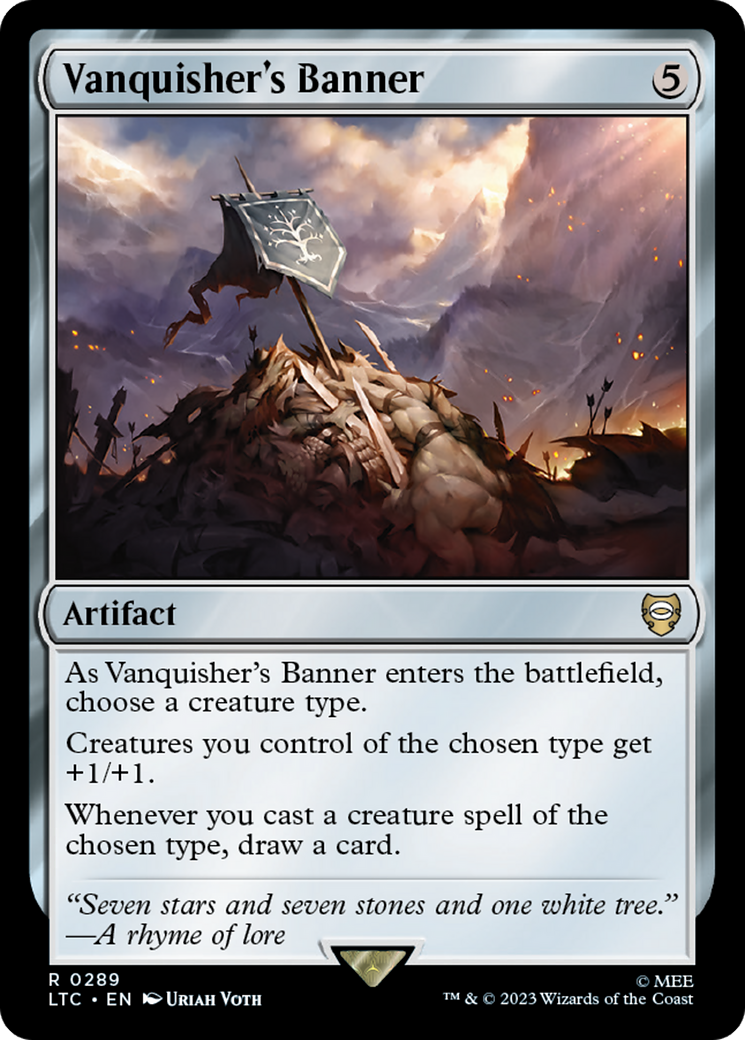 Vanquisher's Banner [The Lord of the Rings: Tales of Middle-Earth Commander] | Cards and Coasters CA