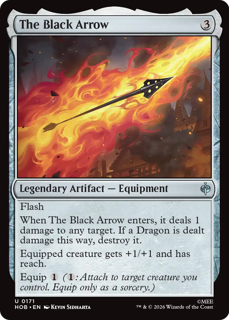 The Black Arrow [The Hobbit] | Cards and Coasters CA