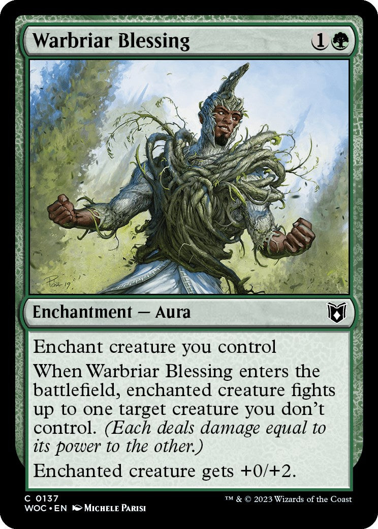 Warbriar Blessing [Wilds of Eldraine Commander] | Cards and Coasters CA