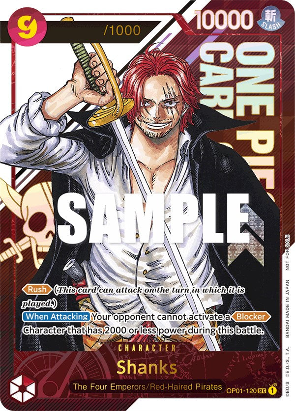 Shanks (Championship 2023) [Serial Number] [One Piece Promotion Cards] | Cards and Coasters CA