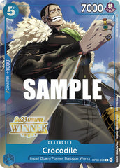 Crocodile (Online Regional 2023) [Winner] [One Piece Promotion Cards] | Cards and Coasters CA