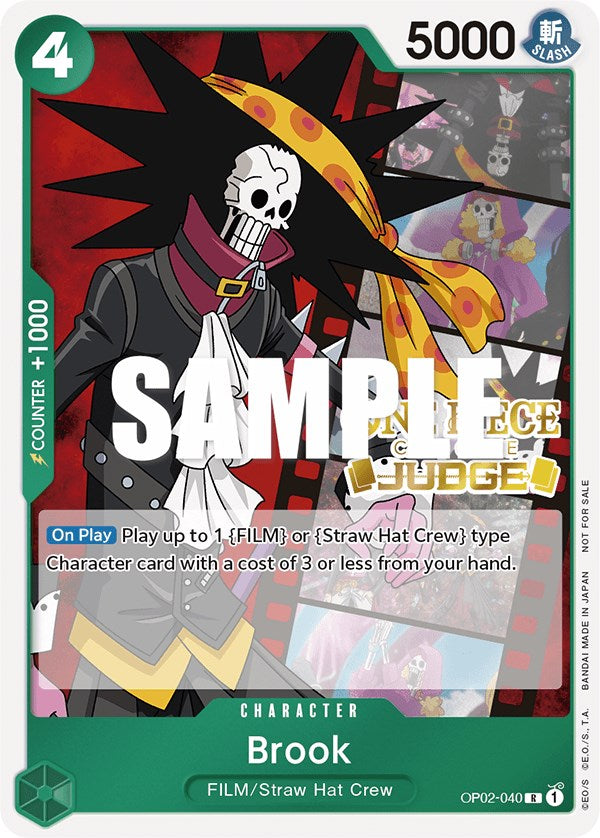 Brook (Judge Pack Vol. 2) [One Piece Promotion Cards] | Cards and Coasters CA