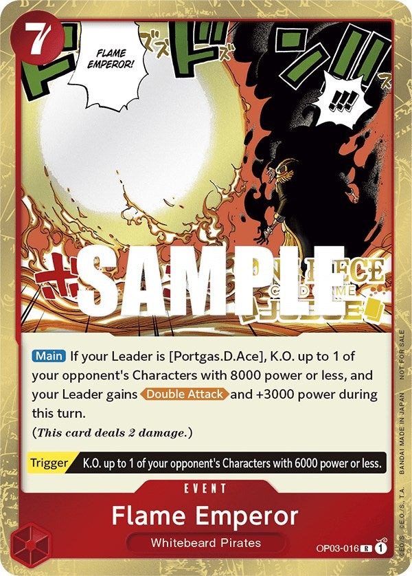 Flame Emperor (Judge Pack Vol. 2) [One Piece Promotion Cards] | Cards and Coasters CA